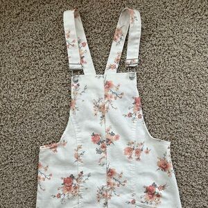 Juniors pinafore floral overalls jumpers
